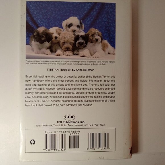 Complete Handbook of Tibetan Terrier (Rare Breed) by Keleman, Anne Hardback - Picture 7 of 7